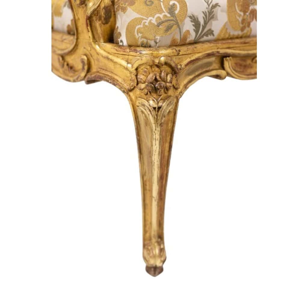 Fauteuil de style Louis XV, avec son dossier à la reine. Époque 1900-1950. LS5602435?M 14