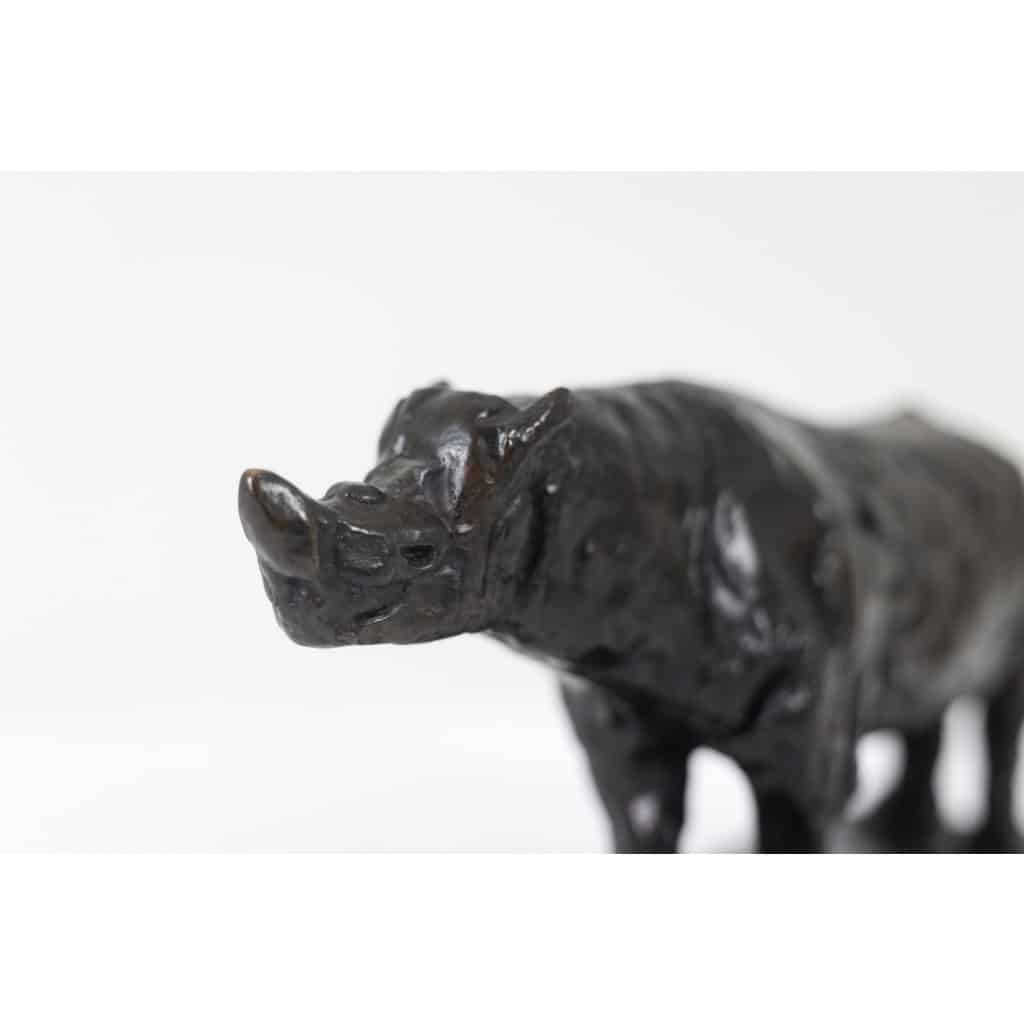 François Pompon. « Rhinocéros », bronze, tirage de 2006. LS63922109M 7