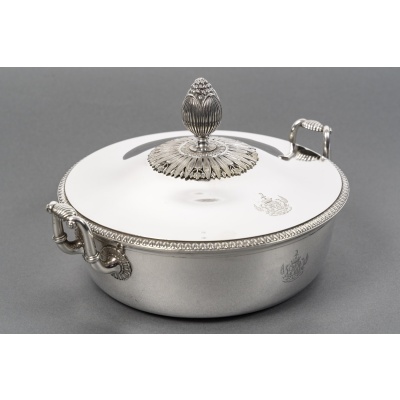 Jean Charles CAHIER – Légumier couvert en argent XIXe – 1818/1838