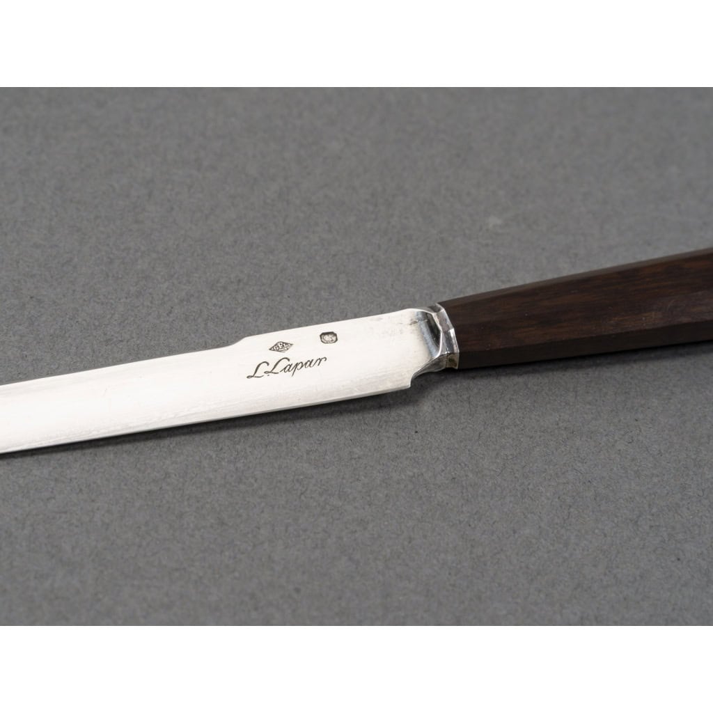FOUQUET LAPAR – Ménagère de couverts 147 Pièces argent massif Art Déco vers 1930 20