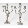 HARLEUX – Paire de candélabres Louis XV Epoque NAPOLEON III, XIXe 19