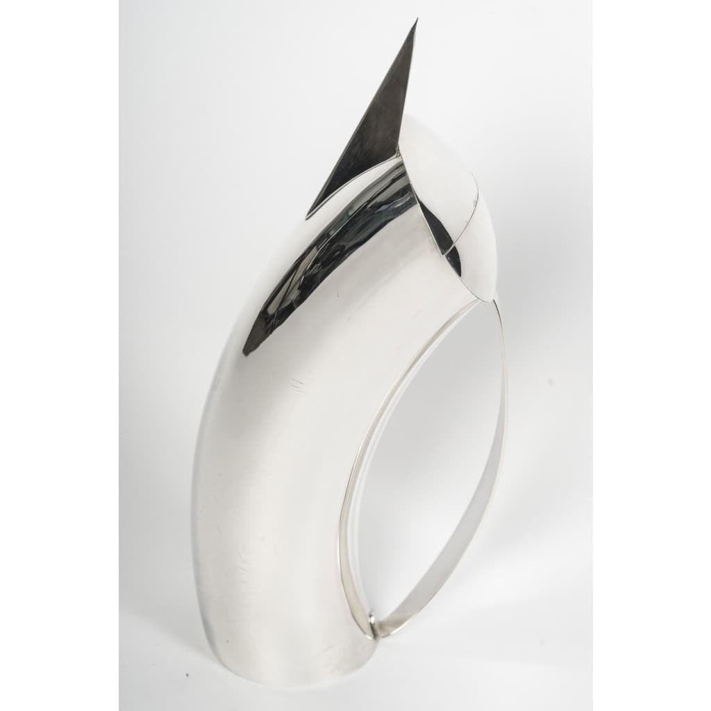 CLETO MUNARI – Pichet en argent moderniste – Italie du NORD 4
