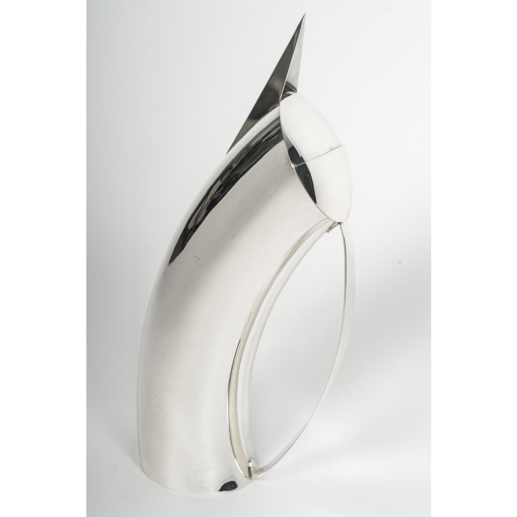 CLETO MUNARI – Pichet en argent moderniste – Italie du NORD 7
