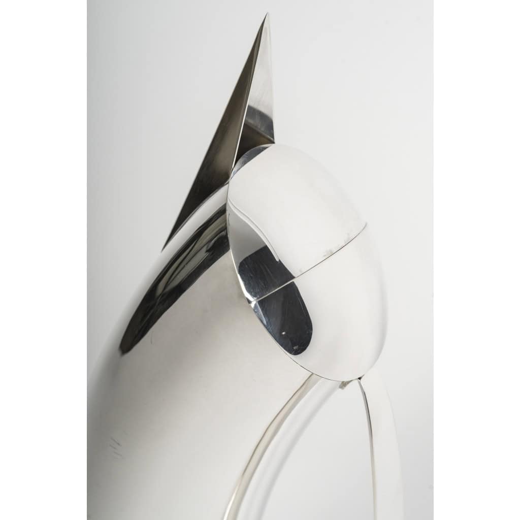 CLETO MUNARI – Pichet en argent moderniste – Italie du NORD 8