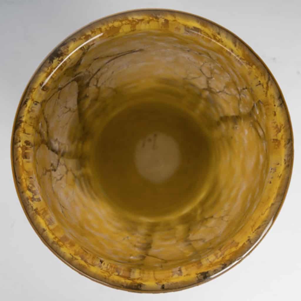 1905 -Daum Nancy :vase « arbres sous la neige «  8
