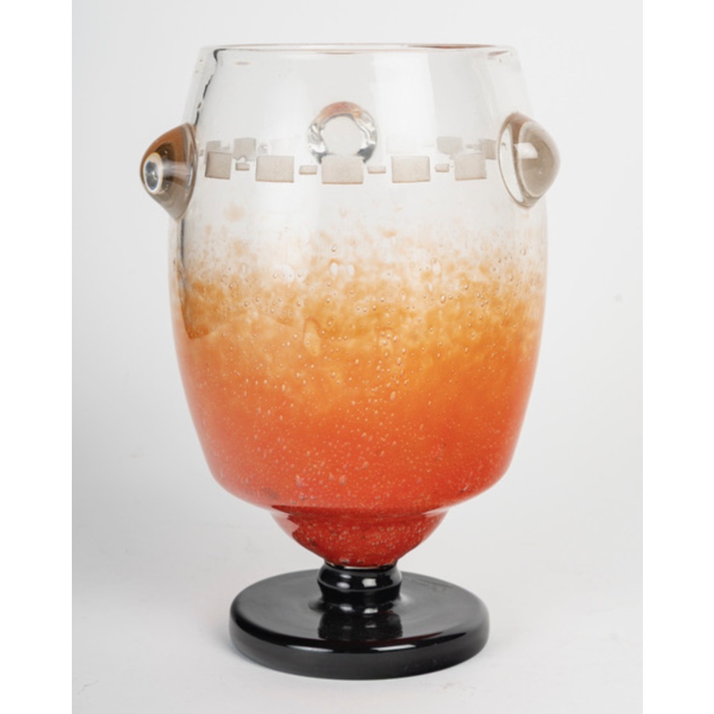 Charles Schneider (Français, 1881-1953), Vase verre marmoréen 5