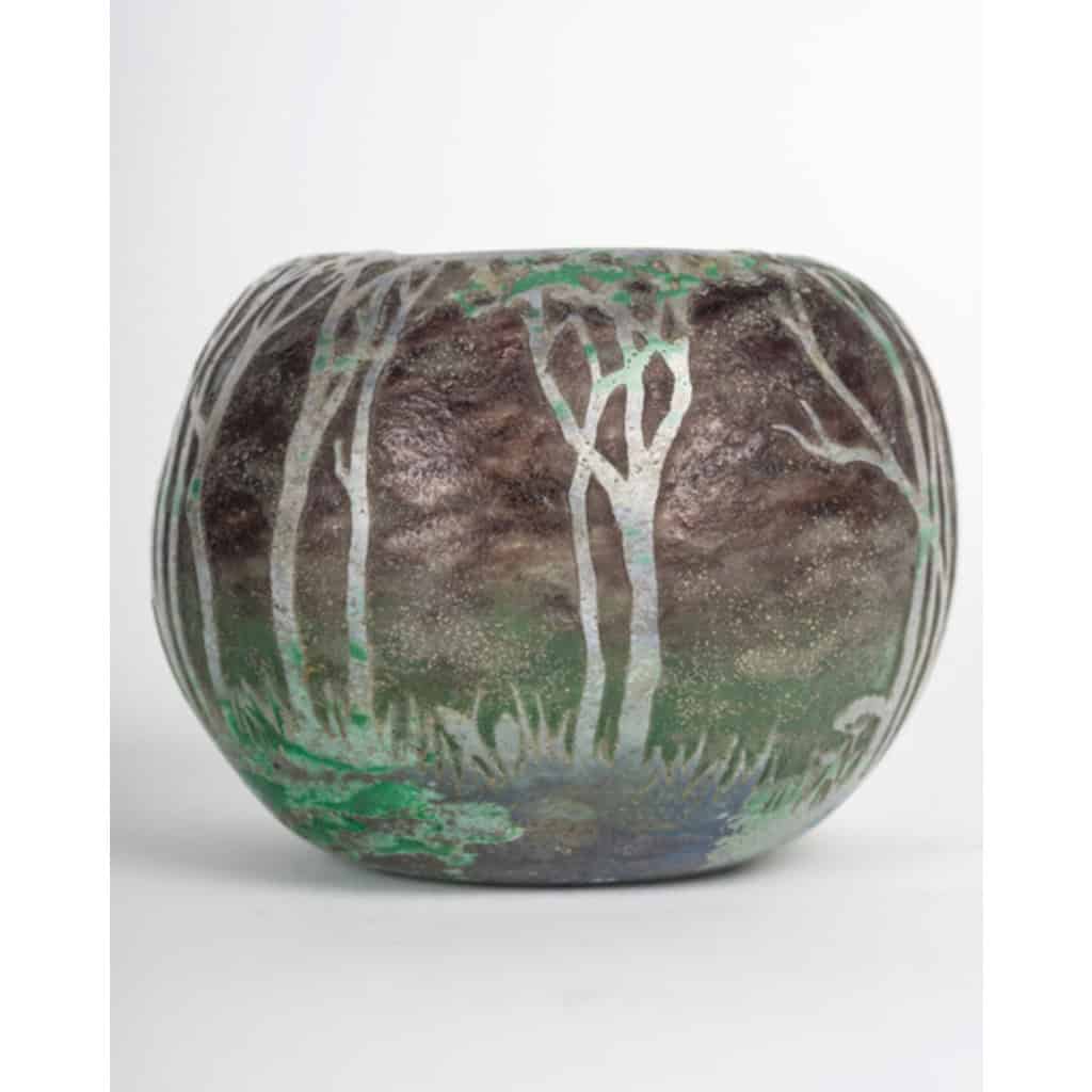 1905 -DAUM – NANCY : Vase Paysage 4