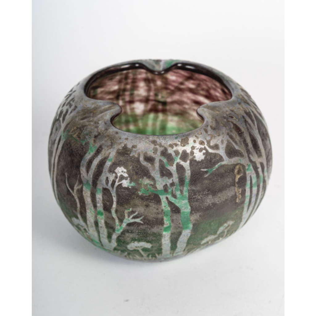 1905 -DAUM – NANCY : Vase Paysage 6