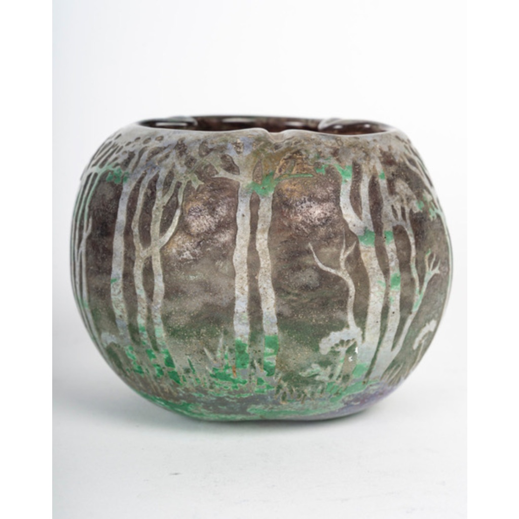 1905 -DAUM – NANCY : Vase Paysage 7