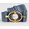LALIQUE : Ceinture cuir et cristal 15
