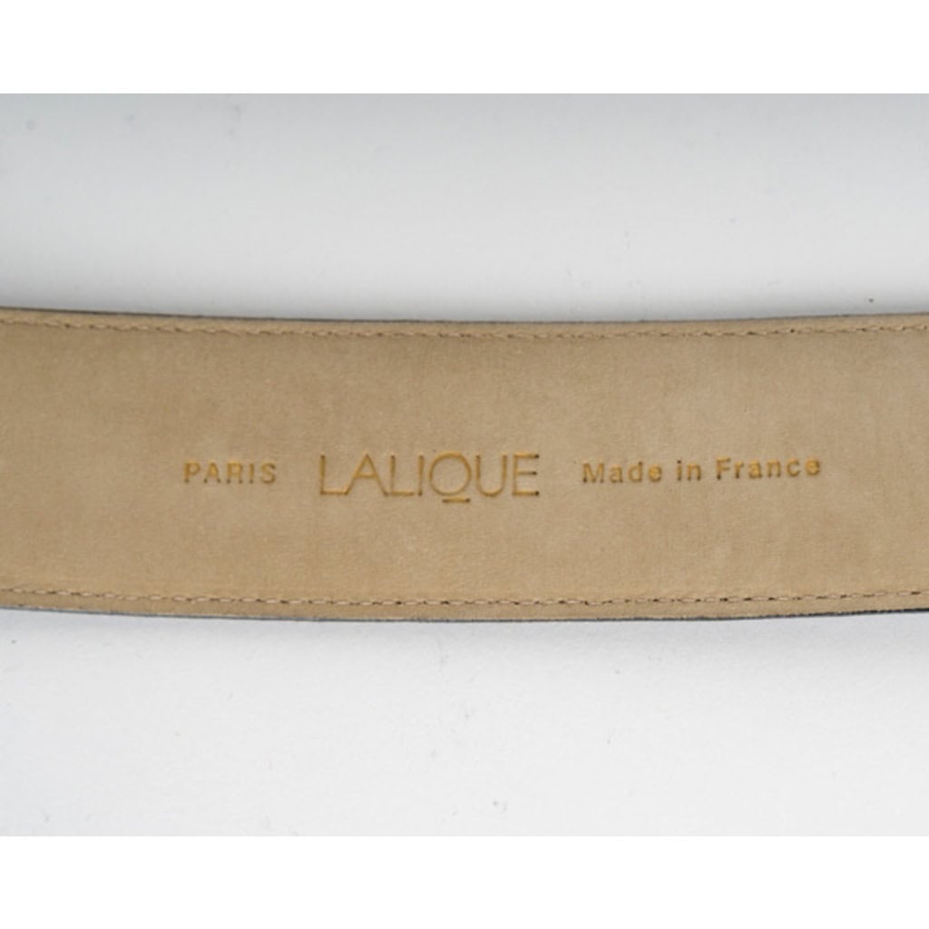 LALIQUE : Ceinture cuir et cristal 8