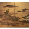 Paravent japonais à 2 panneaux époque Edo 17/18ème siècle 14