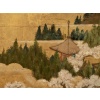 Paravent japonais à 2 panneaux époque Edo 17/18ème siècle 21