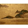 Paravent japonais à 2 panneaux époque Edo 17/18ème siècle 17