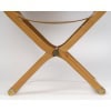 Hermès – Fauteuil Et Tabouret Pliants Pippa Cuir Et Bois 23