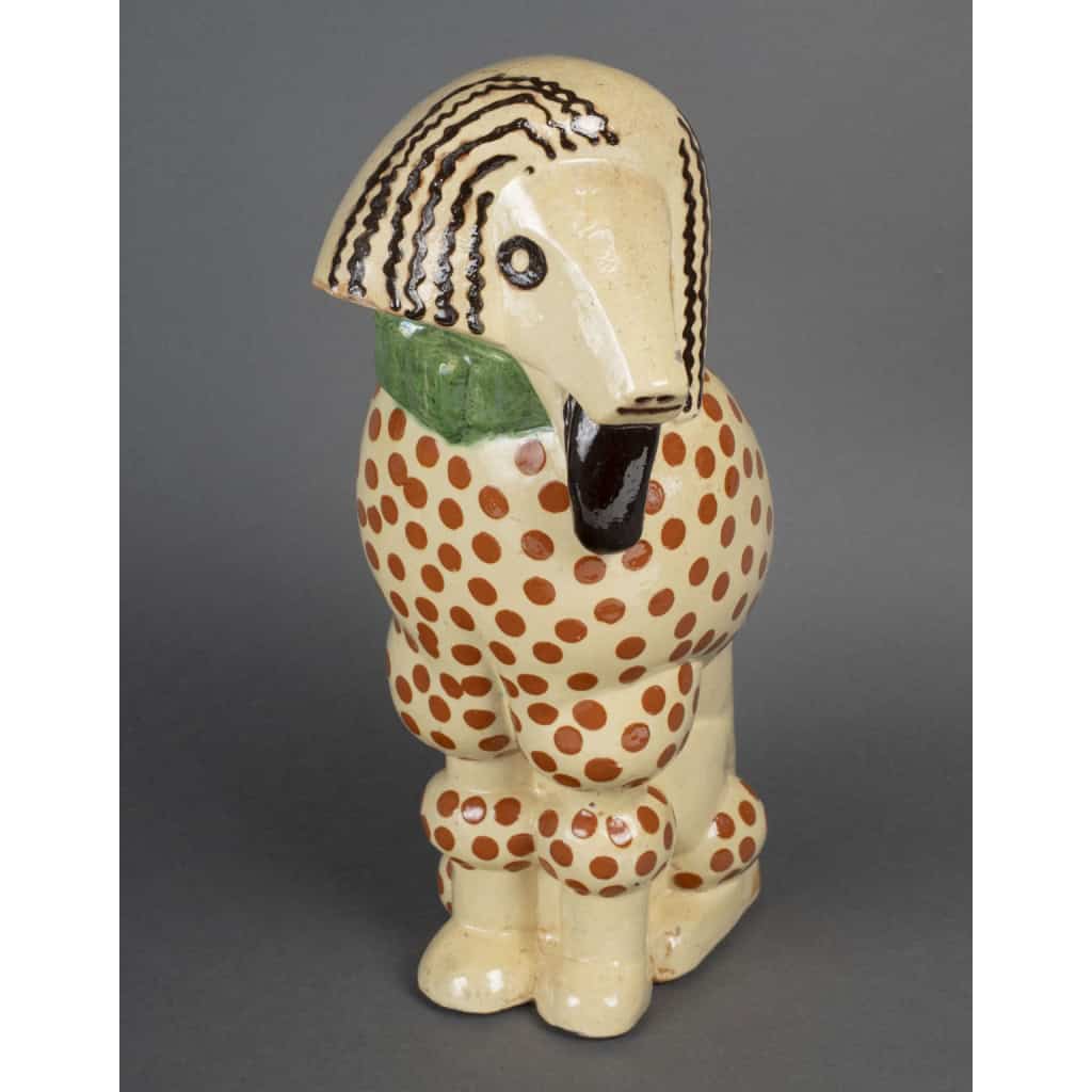 PRIMAVERA – Caniche Art Déco en terre vernissée – 1926-28 4