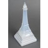 Pierre D’AVESN. (attribué à). Veilleuse Tour Eiffel Art Déco en verre opalescent. Années 30. 13