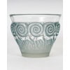 1933 René Lalique – Vase Rennes Verre Blanc Patiné Bleu 8