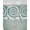 1933 René Lalique – Vase Rennes Verre Blanc Patiné Bleu 11