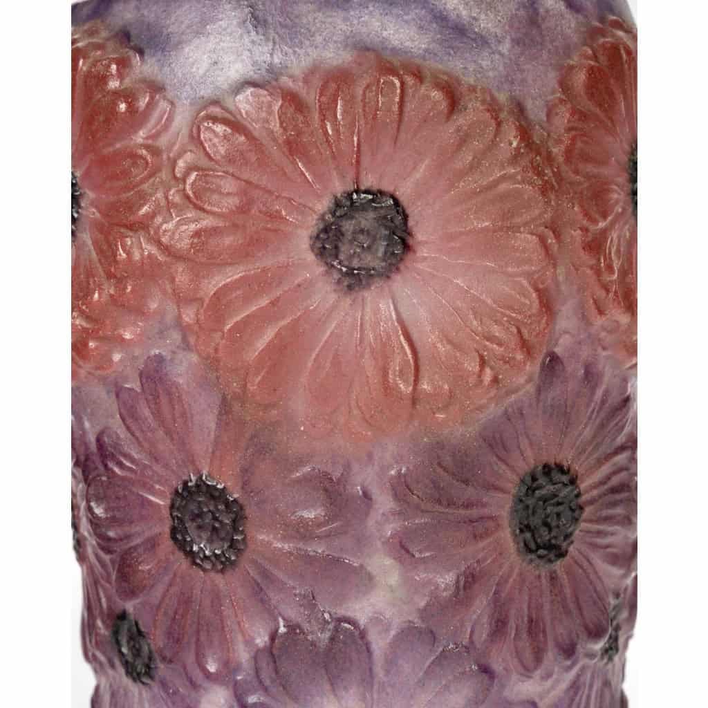 1920 Gabriel Argy Rousseau – Vase Soucis Pâte De Verre 6
