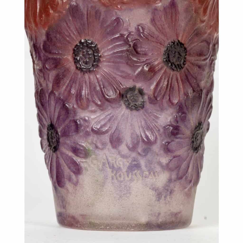 1920 Gabriel Argy Rousseau – Vase Soucis Pâte De Verre 7