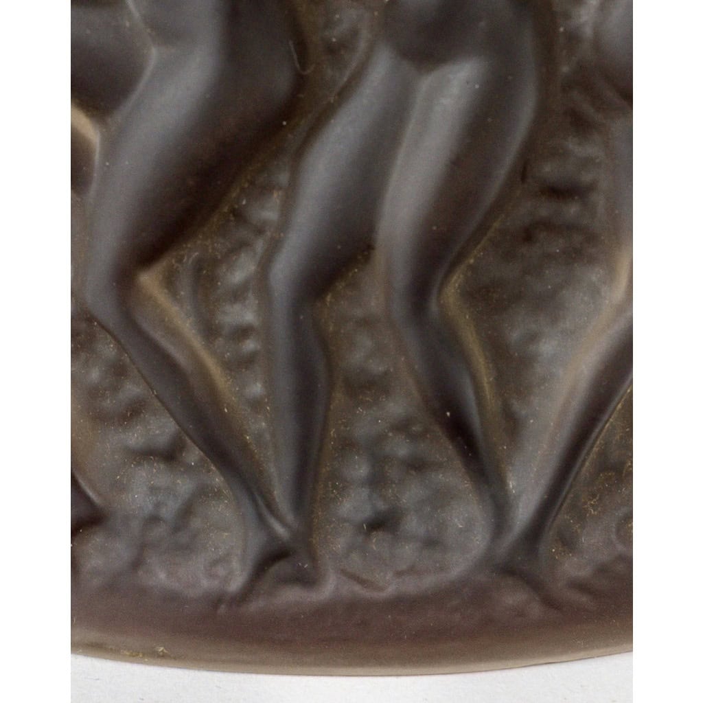 1937 René Lalique – Flacon Calendal Verre Blanc Patiné Sépia Pour Molinard 8