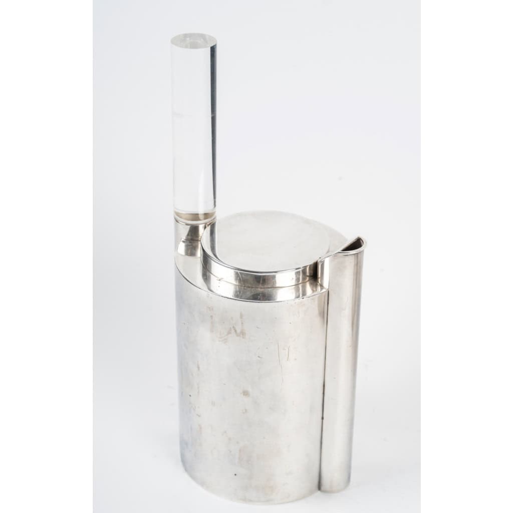 1971 -RAVINET D’ENFERT : Service Thé -Café 5 pièces Métal, Plexiglass 9