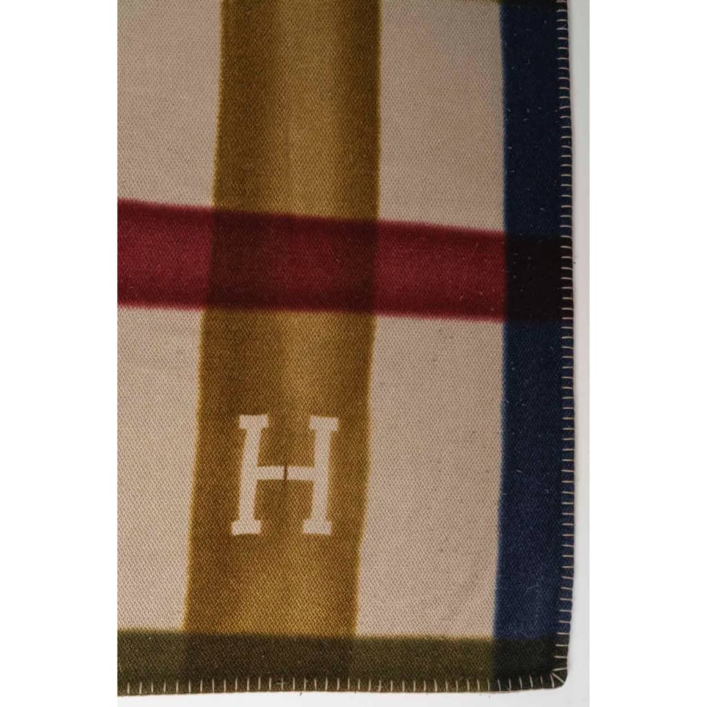 HERMES : Plaid Cashmere « Tartan Dye «  4