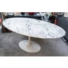 Eero SAARINEN (1910-1961) – KNOLL : Table Ovale 198 cm -Arabescato, Circa 1990 26