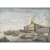 Suite De 4 Estampes Aquarellées De Venise D’après Marieschi 18