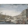 Suite De 4 Estampes Aquarellées De Venise D’après Marieschi 19