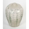 1924 René Lalique – Vase Tournai Verre Blanc Patiné Vert 9