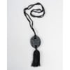 1920 René Lalique – Pendentif Guêpes Verre Noir Patiné Blanc 9