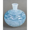 1923 René Lalique – Vase Lièvres Verre Opalescent Patiné Bleu 15
