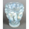 1927 René Lalique – Vase Bacchantes Verre Opalescent Patiné Bleu 13