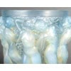 1927 René Lalique – Vase Bacchantes Verre Opalescent Patiné Bleu 14