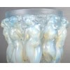 1927 René Lalique – Vase Bacchantes Verre Opalescent Patiné Bleu 15