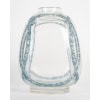1914 René Lalique – Vase Guirlandes de Roses Verre Blanc Patiné Bleu 10