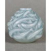 1927 René Lalique – Vase Oléron verre opalescent patiné bleu 7