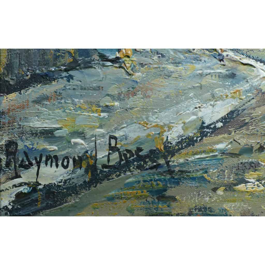 BESSE Raymond Peinture Française 20è Paris Montmartre La Place Du Tertre Huile Sur Toile Signée Certificat d’authenticité 5