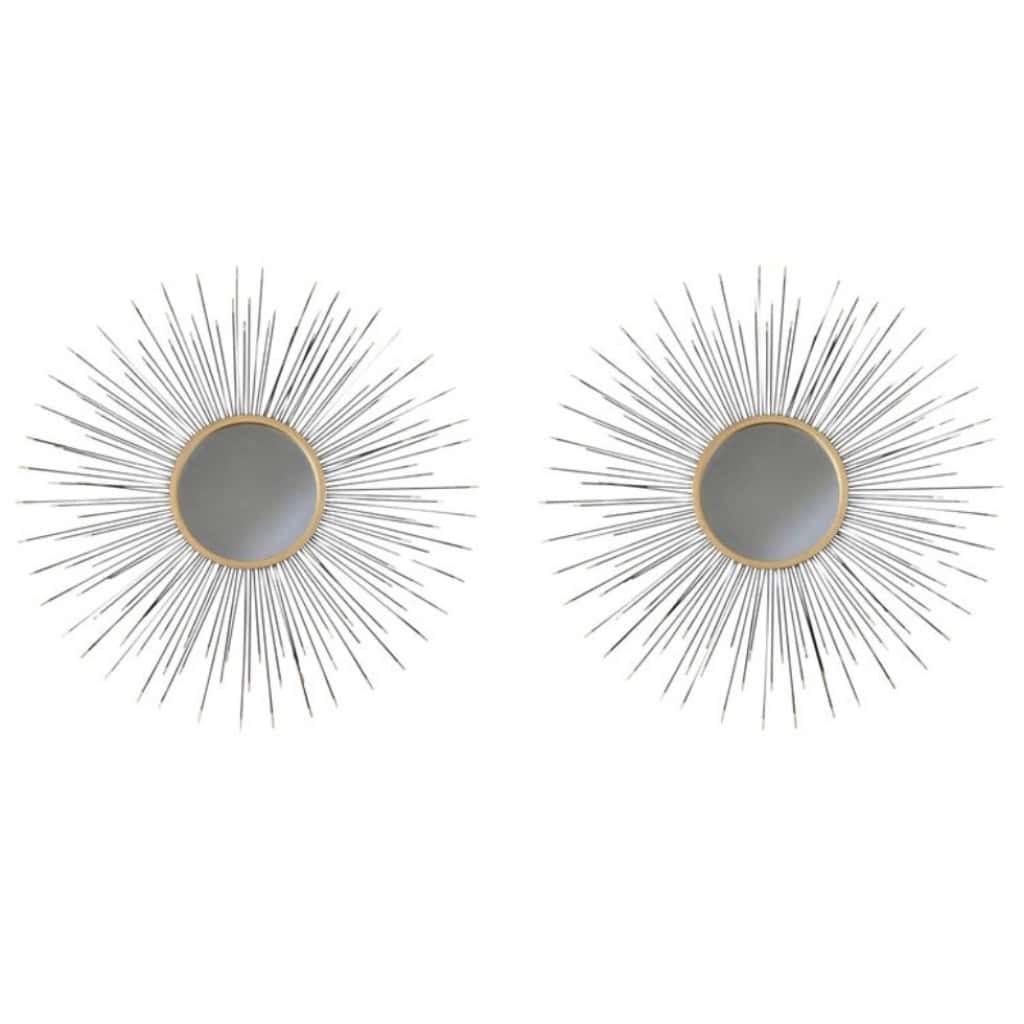 1960 Paire de grands miroirs de sorcière Maison Honoré 3