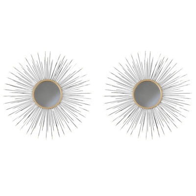 1960 Paire de grands miroirs de sorcière Maison Honoré 3
