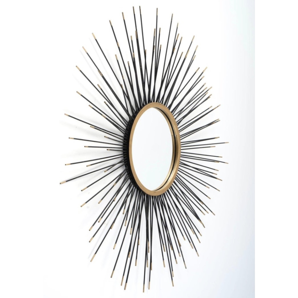 1960 Paire de grands miroirs de sorcière Maison Honoré 6