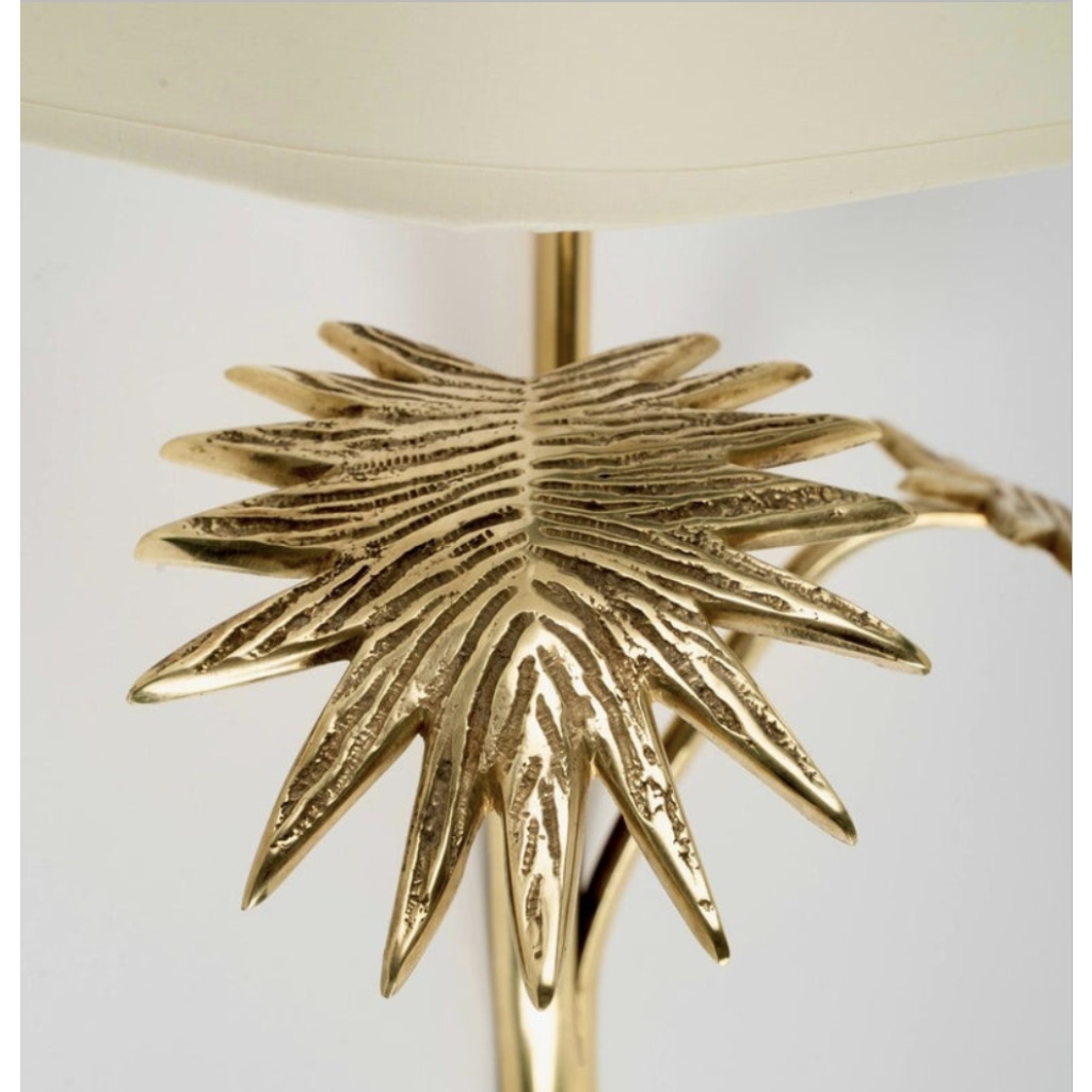 1960 Paire d’appliques « Feuillage » en bronze Maison Roche 4