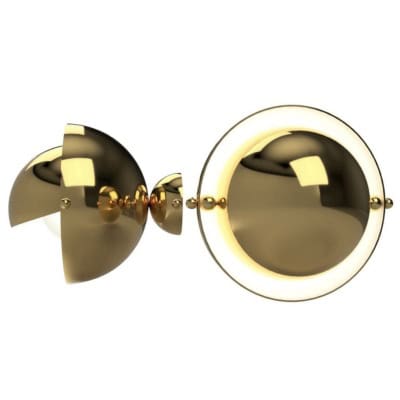 Paire d’appliques OTTO en laiton, édition ITEM, Paris