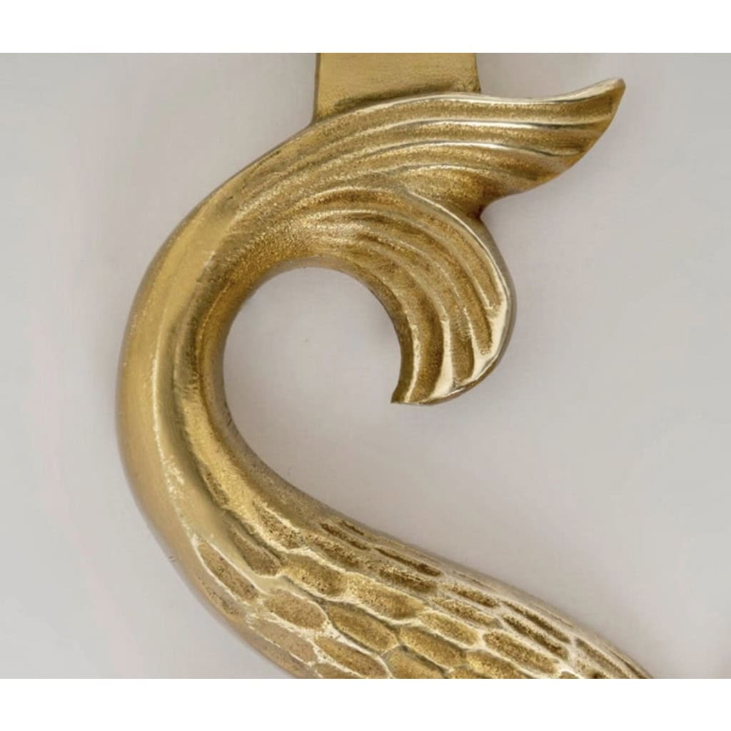 1940 Paire d’appliques en bronze « Hippocampe » de Marcel Guillemard 5
