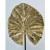 1970 Feuille en bronze doré dessinée par Christiane Charles Maison Charles 13