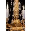 Lustre en bronze ciselé et doré de style Révolutionnaire XIXème siècle 16