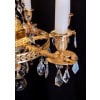 Lustre en bronze ciselé et doré de style Révolutionnaire XIXème siècle 19