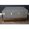 Valise ou malle Goyard en toile à chevrons de 80 cm 43